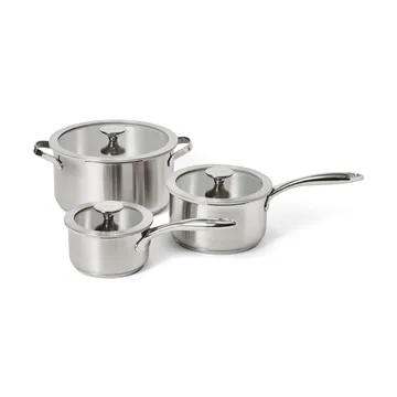Culimat cookware set - Stainless steel, 3 pieces - Culimat