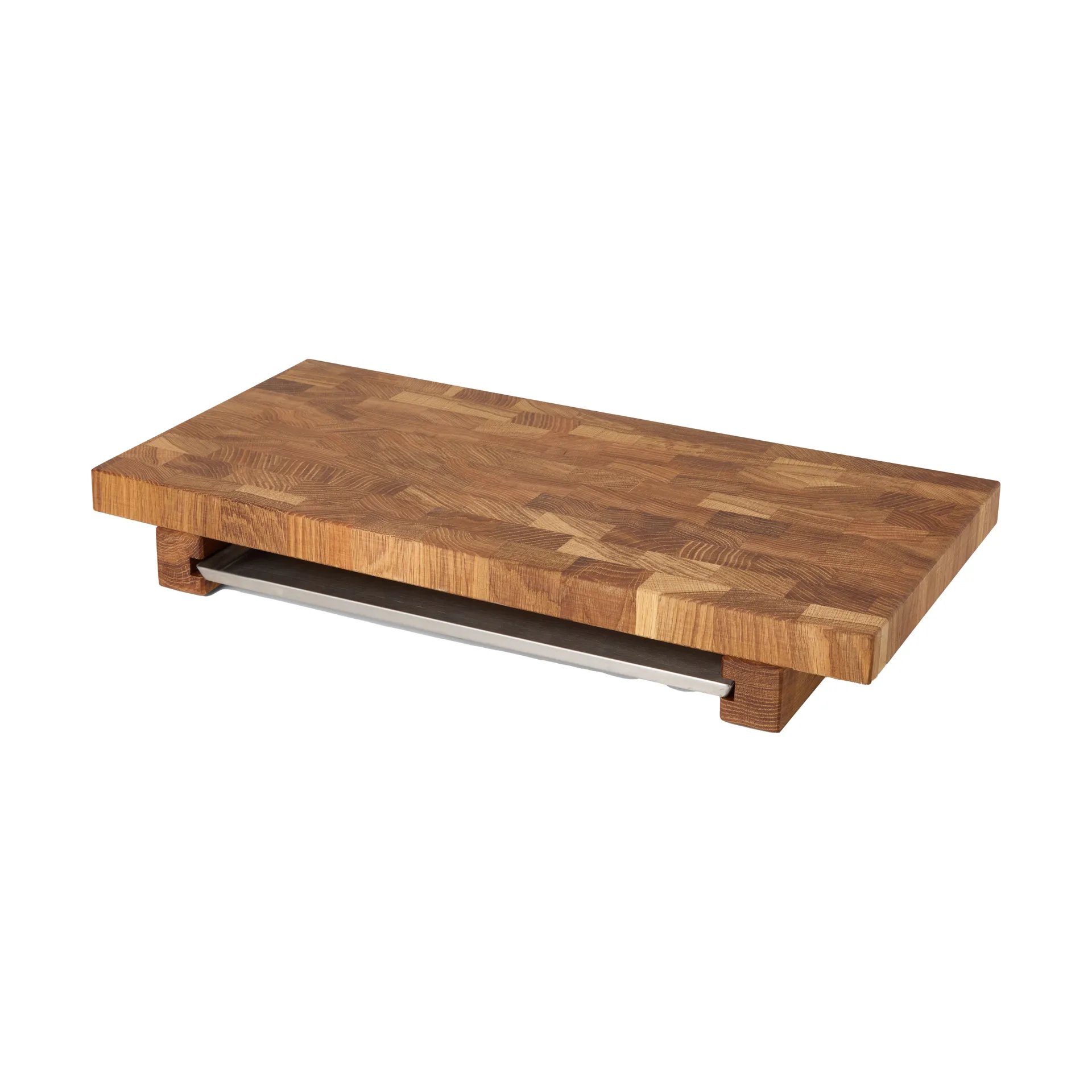 Culimat cutting board 50x25 cm, Oak-Stainless Steel Tray Culimat