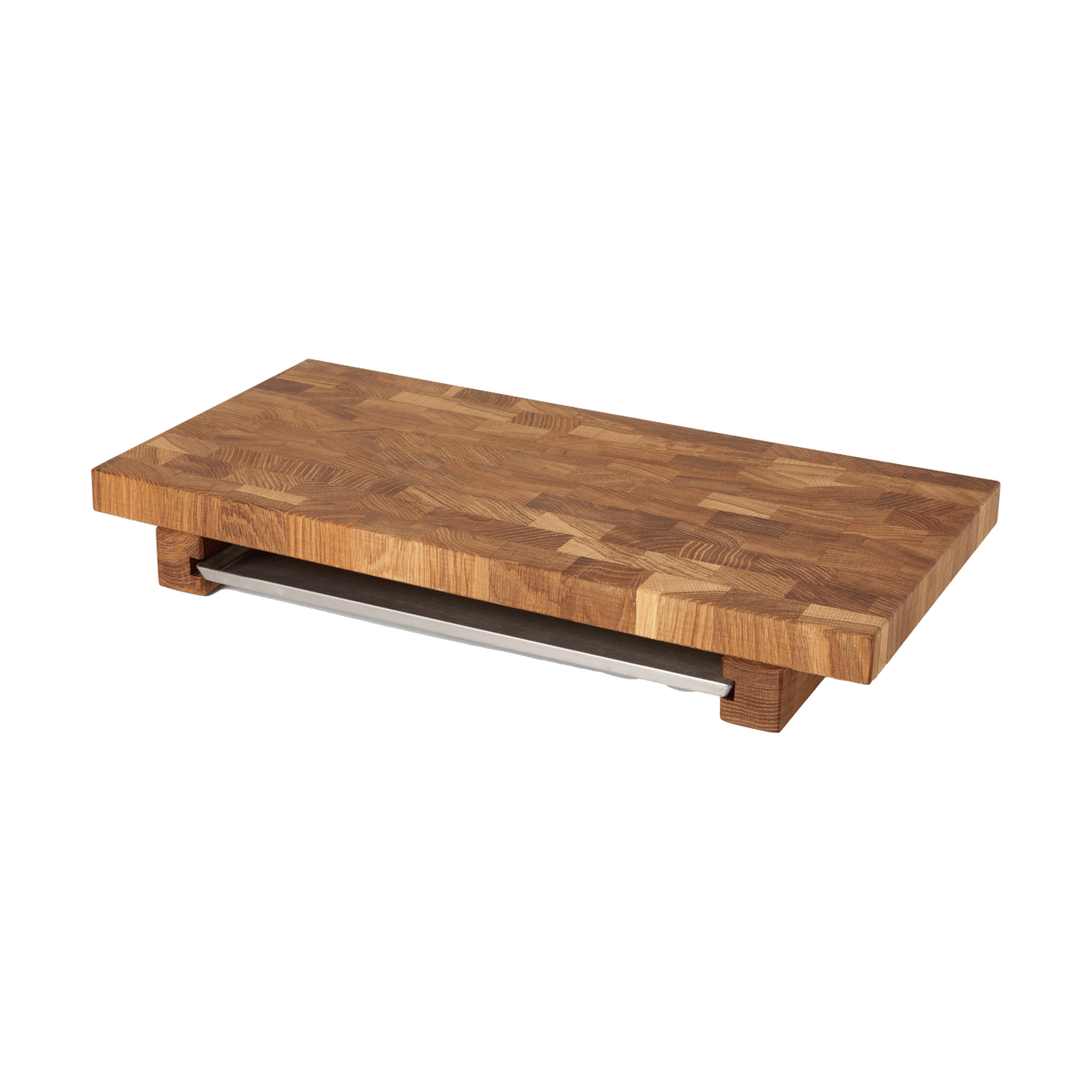 Culimat cutting board 50x25 cm Oak-Stainless Steel Tray
