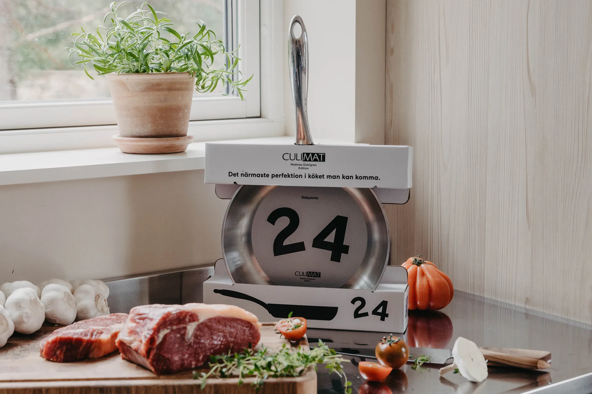 Culimat frying pan 5-Ply stainless steel, 24 cm Culimat