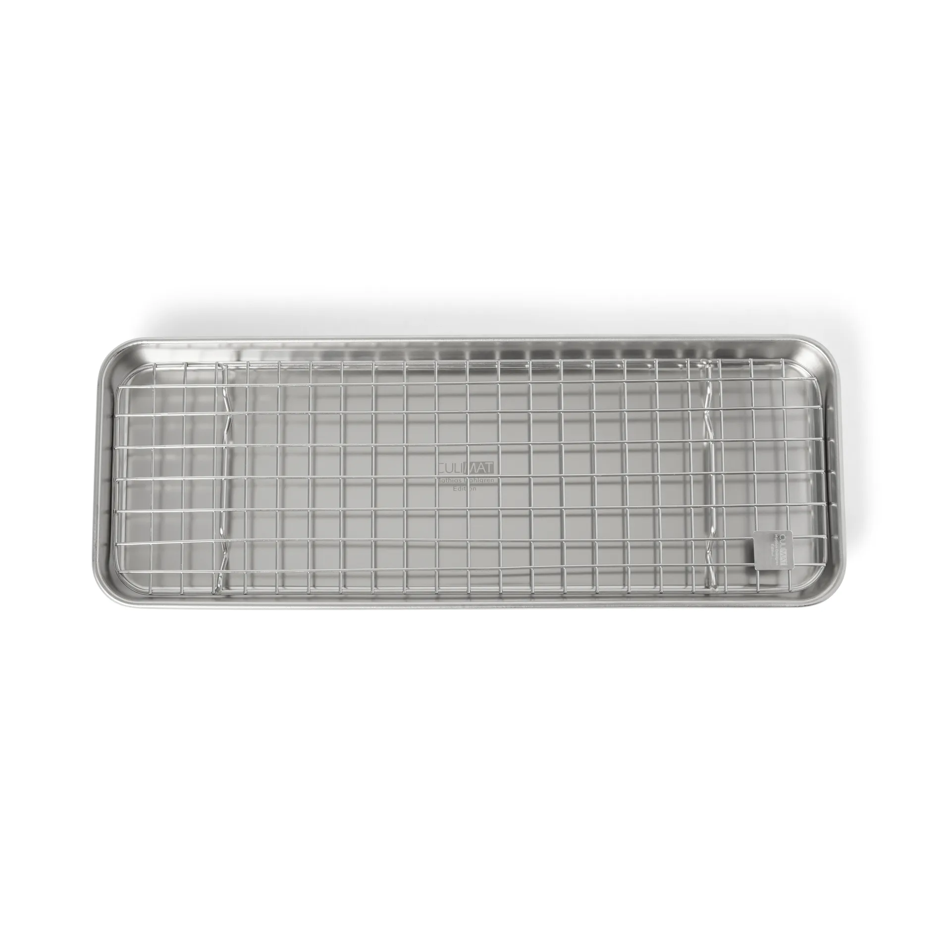 Culimat gastro container with cooling rack, Stainless steel, 38x14x2,5 cm Culimat