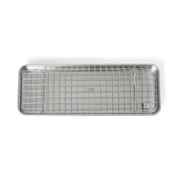 Culimat gastro container with cooling rack - Stainless steel, 38x14x2,5 cm - Culimat