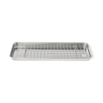 Culimat gastro container with cooling rack - Stainless steel, 38x14x2,5 cm - Culimat