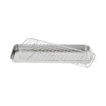 Culimat gastro container with cooling rack - Stainless steel, 38x14x2,5 cm - Culimat