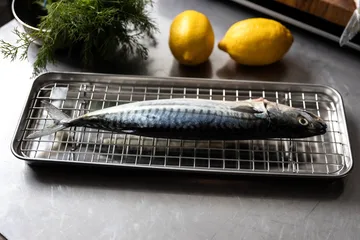 Culimat gastro container with cooling rack - Stainless steel, 38x14x2,5 cm - Culimat
