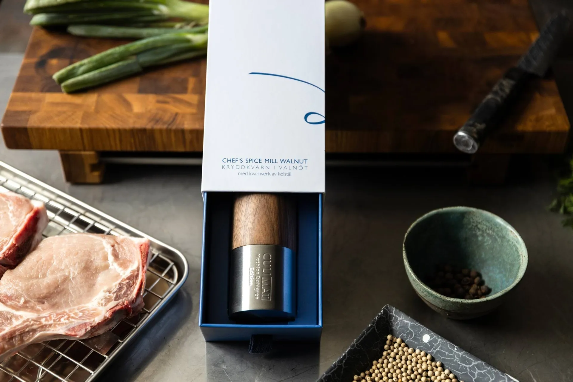 Culimat spice grinder, Walnut Culimat