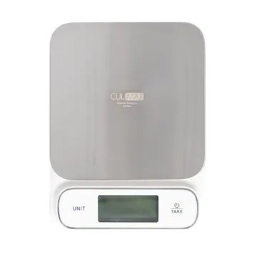 Digital kitchen scale waterproof - White-silver - Culimat