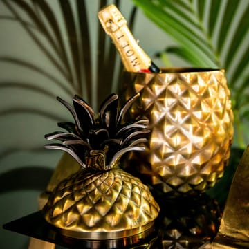 Pineapple ice bucket with lid pineapple - gold - Culinary Concepts