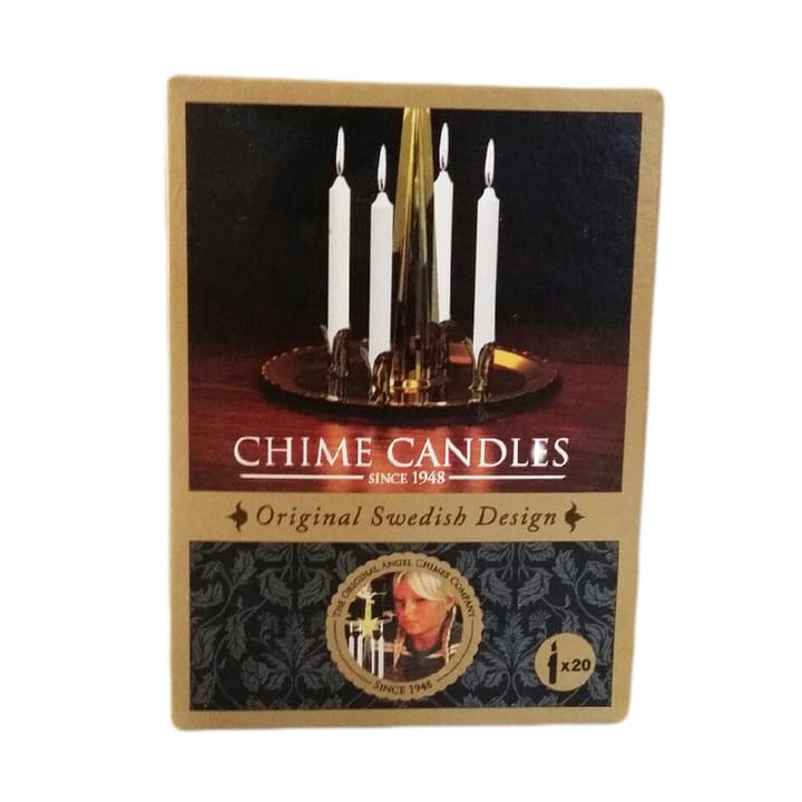 Candles for Swedish Angel Chimes orginal - candles 20-pack - Dala Industrier