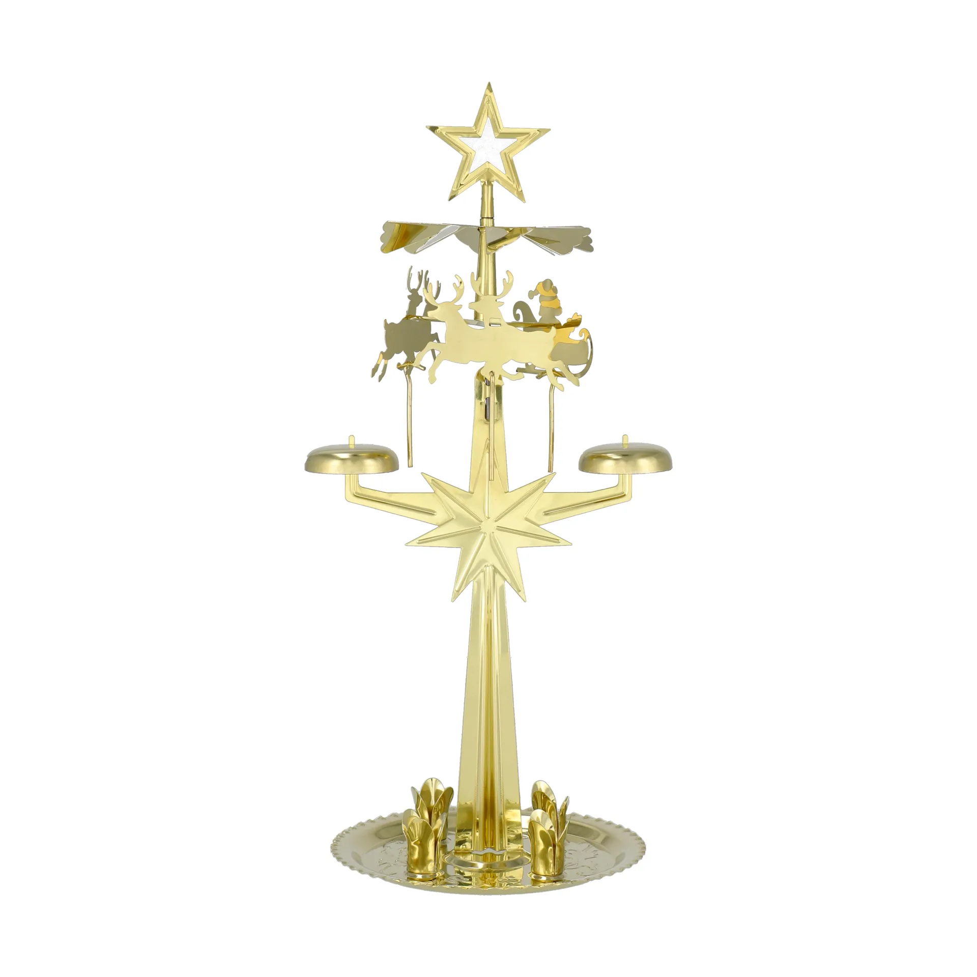Christmas Carousel Angel Chimes Original, Brass Dala Industrier