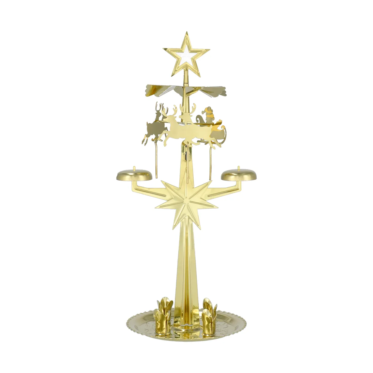 Dala Industrier Christmas Carousel Angel Chimes Original Brass