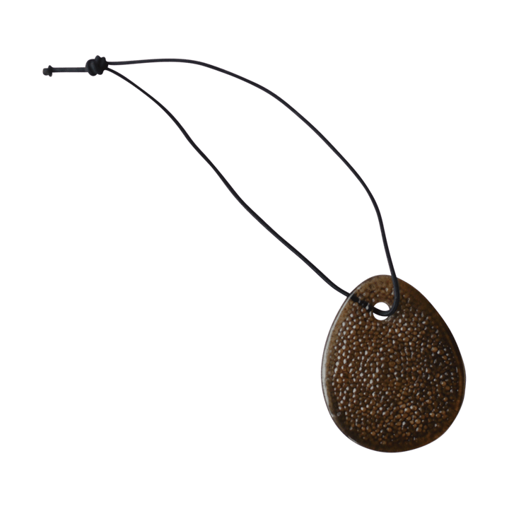 Airy hanging egg decoration - Brown - DBKD