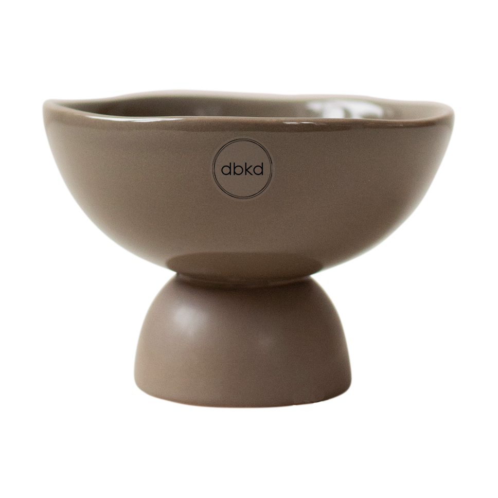 DBKD Base Dome bowl S o12 cm Dust | Scandinavian Design | Decorative bowls | Brown