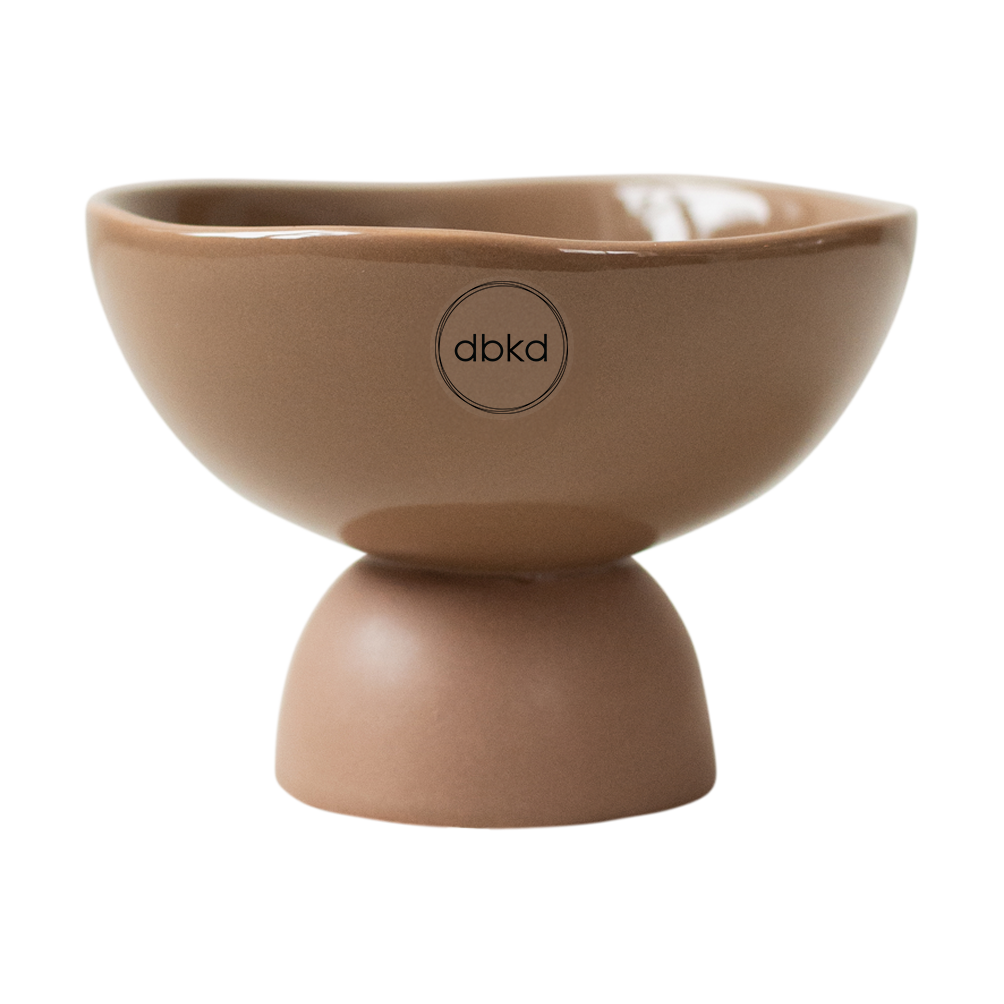 DBKD Base Dome bowl S o12 cm Nougat | Scandinavian Design | Decorative bowls | Brown