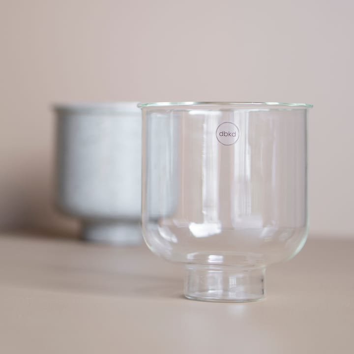 Basic glass flower pot Ø15 - clear - DBKD