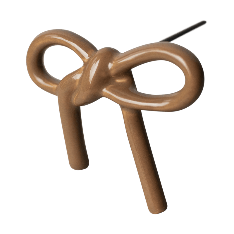 DBKD Bow floral decoration Shiny nougat
