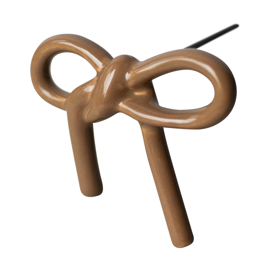 DBKD Bow floral decoration Shiny nougat | Scandinavian Design | Decorative accessories | Brown