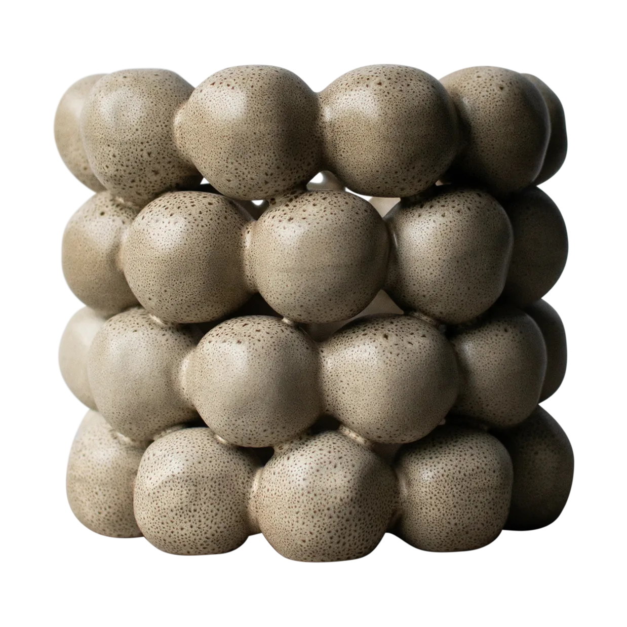 Bright candleholder Ø17 cm, Beige DBKD