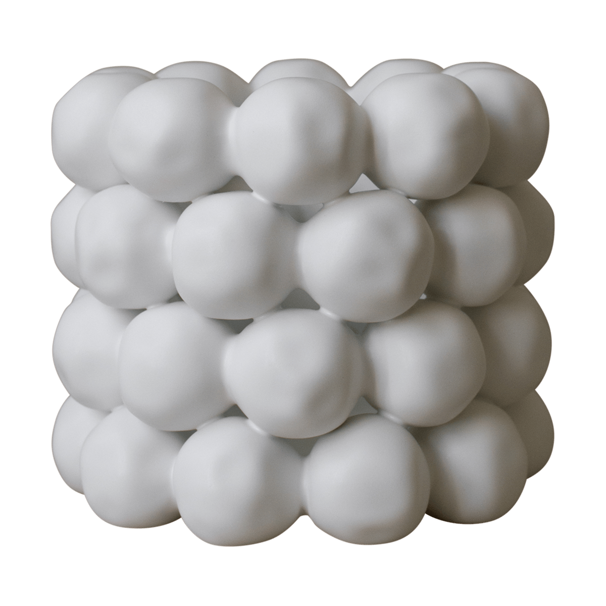 DBKD Bright candleholder o17 cm White | Scandinavian Design | Tea light holders, lanterns & candle dishes | White