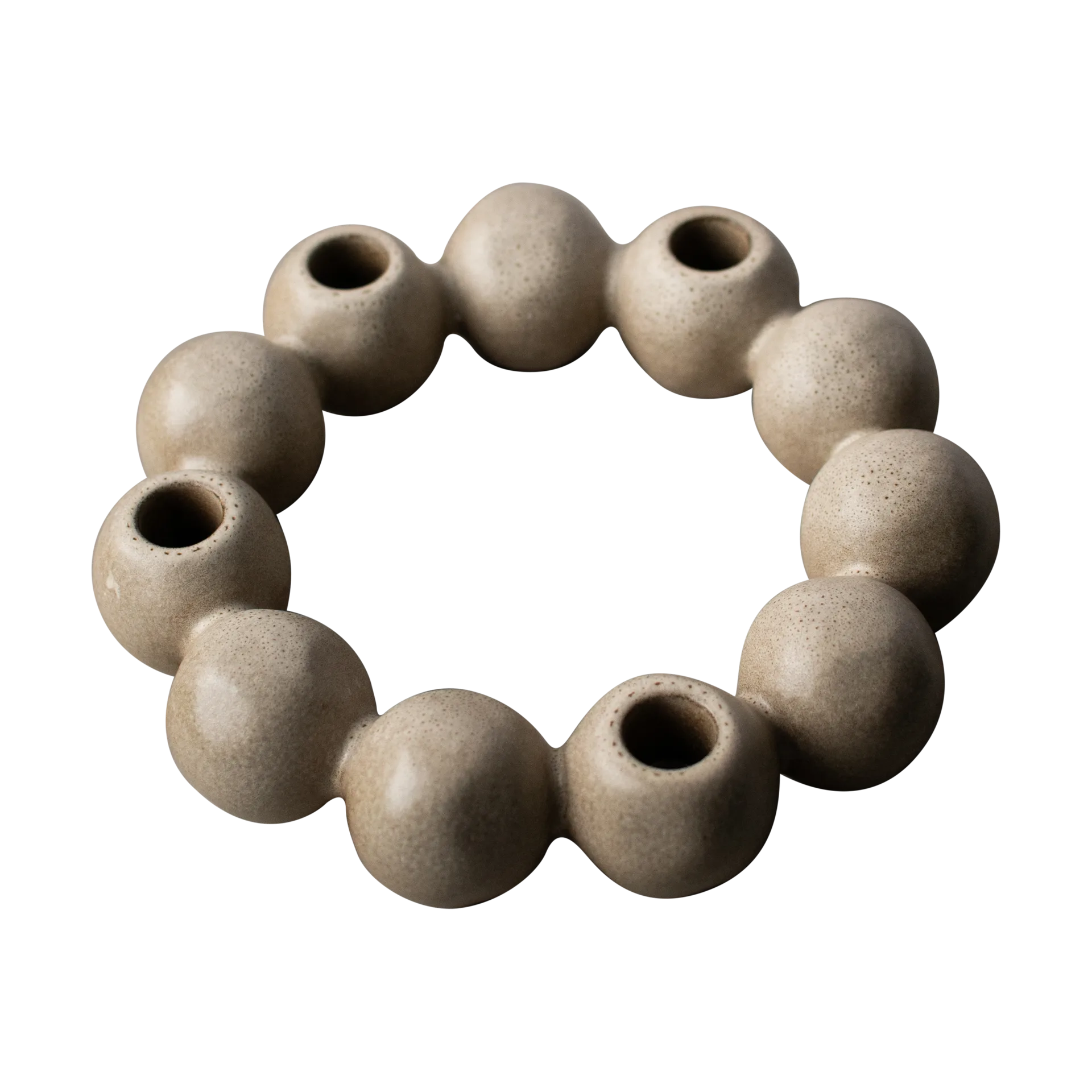 Bright candleholder Ø27 cm, Beige DBKD