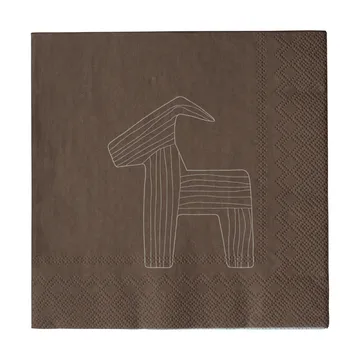 Bruse paper napkin 33x33 cm 20-pack - Brown - DBKD