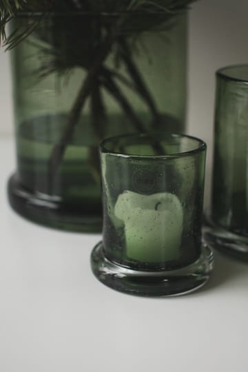 Bubble tealight holder Ø10 cm - Green - DBKD