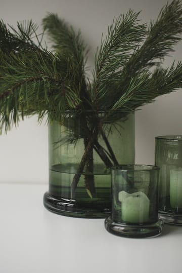 Bubble tealight holder Ø20 cm - Green - DBKD