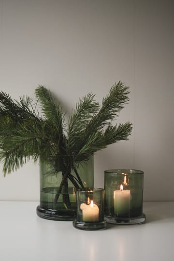 Bubble tealight holder Ø20 cm - Green - DBKD