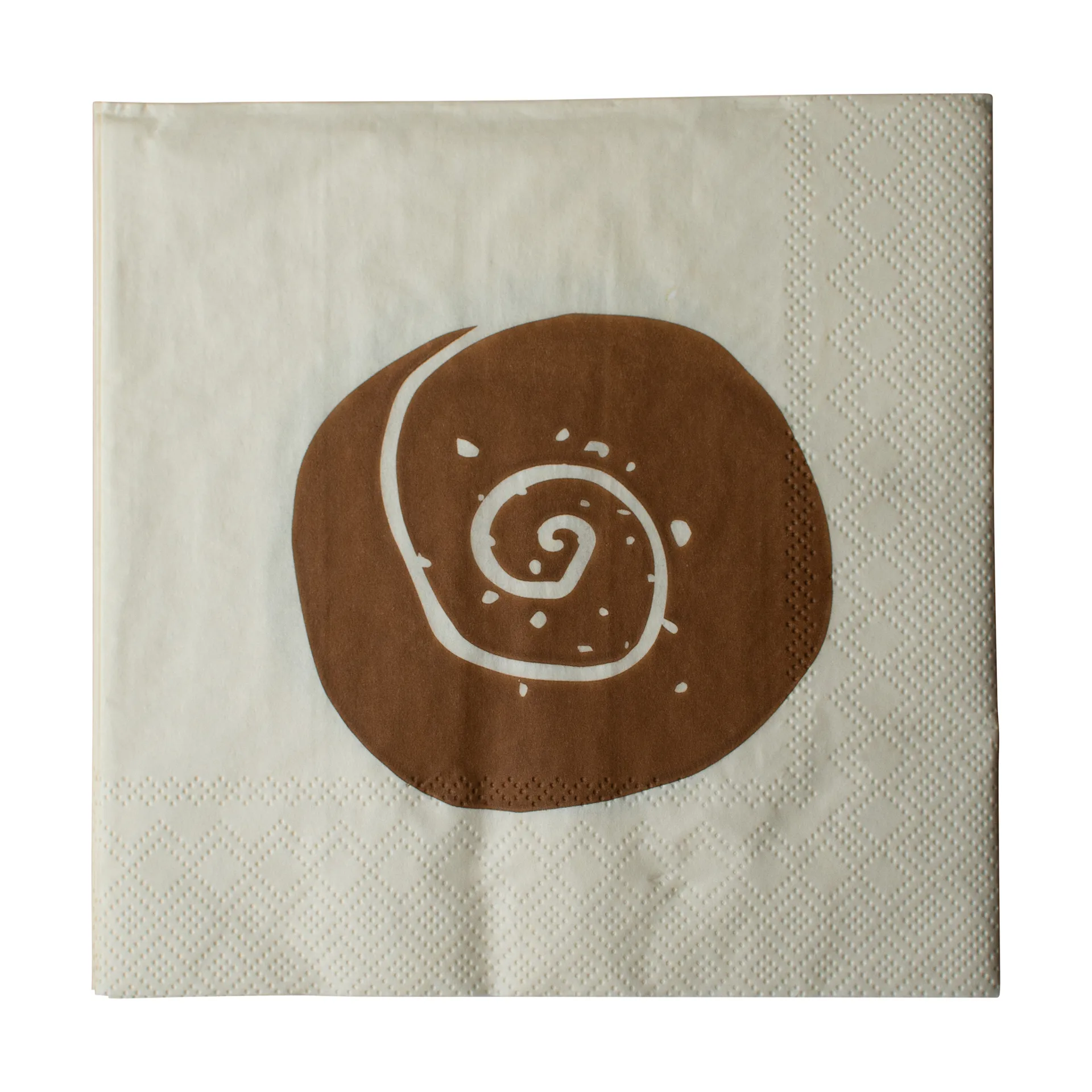 Bulle paper napkins 20-pack, Cream-Brown, 33x33 cm DBKD