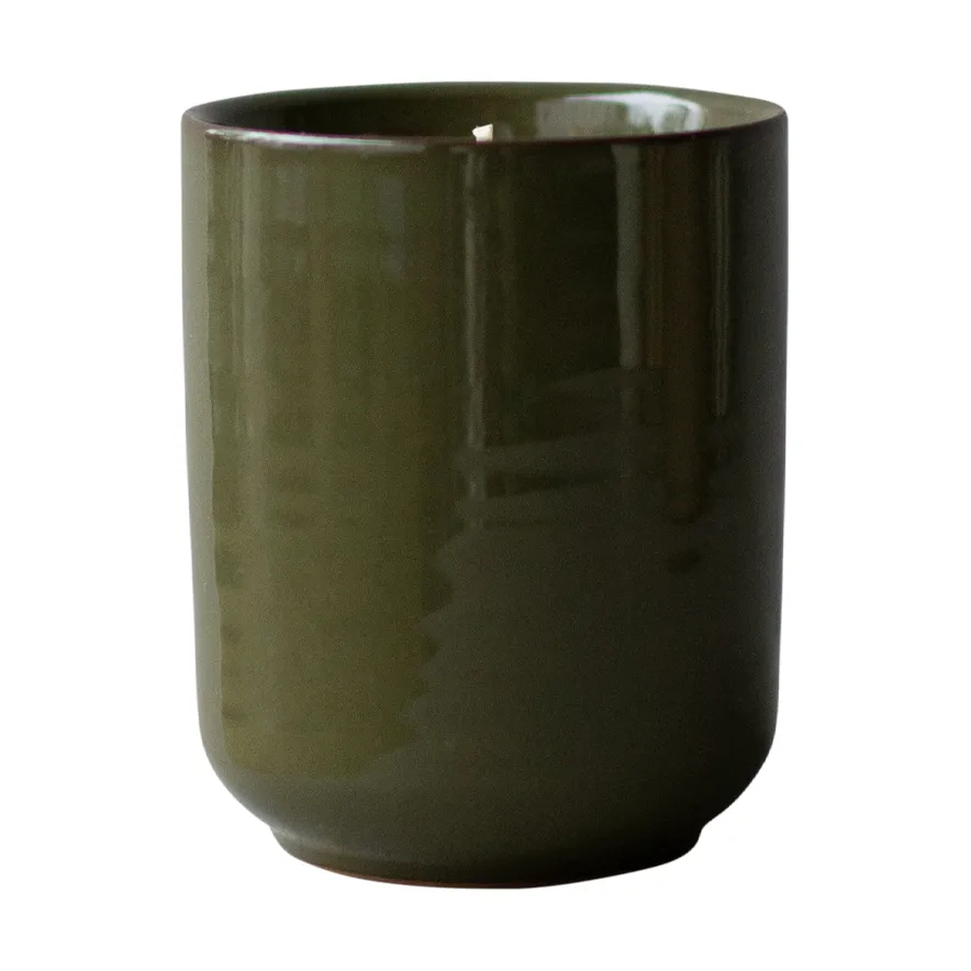 DBKD Burn scented candle 60 h Shiny green | Scandinavian Design | Scented candles & diffusers | Green