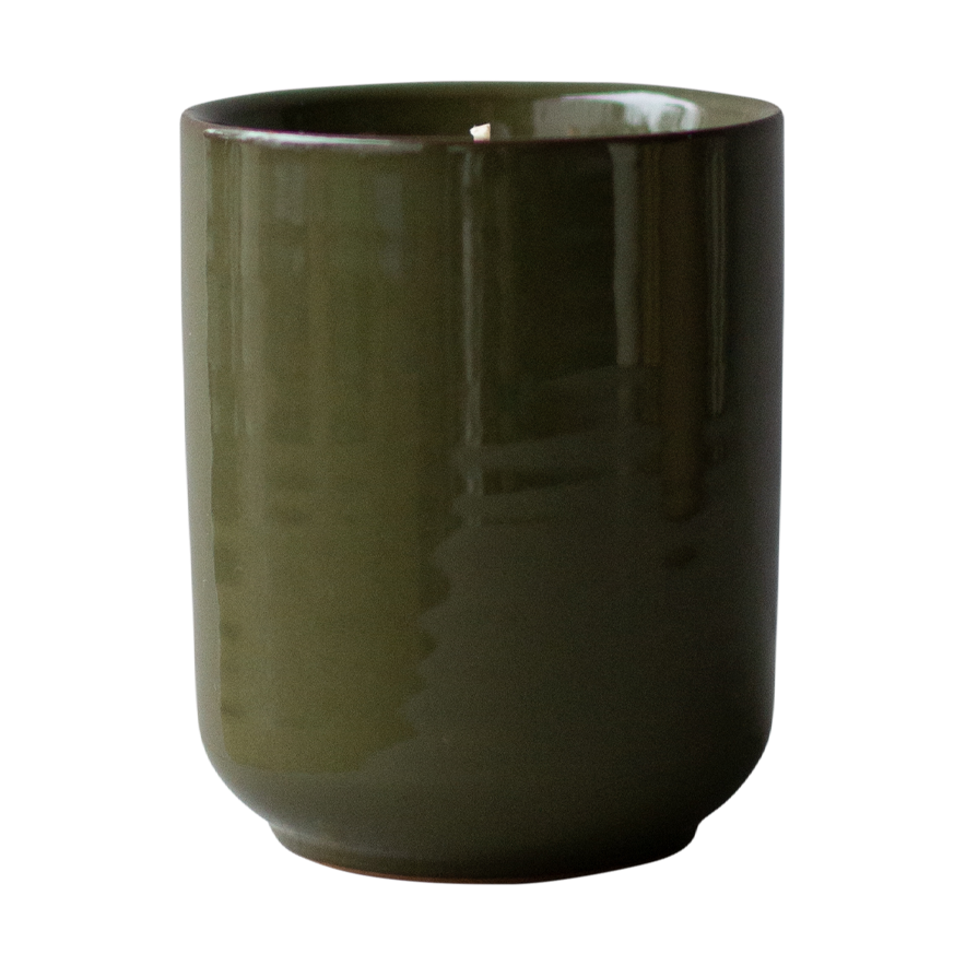DBKD Burn scented candle 60 h Shiny green