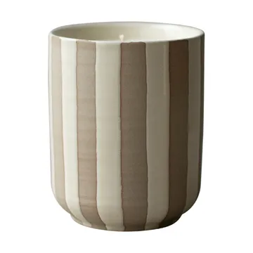 Burn scented candle 60 h - Stripe cream - DBKD