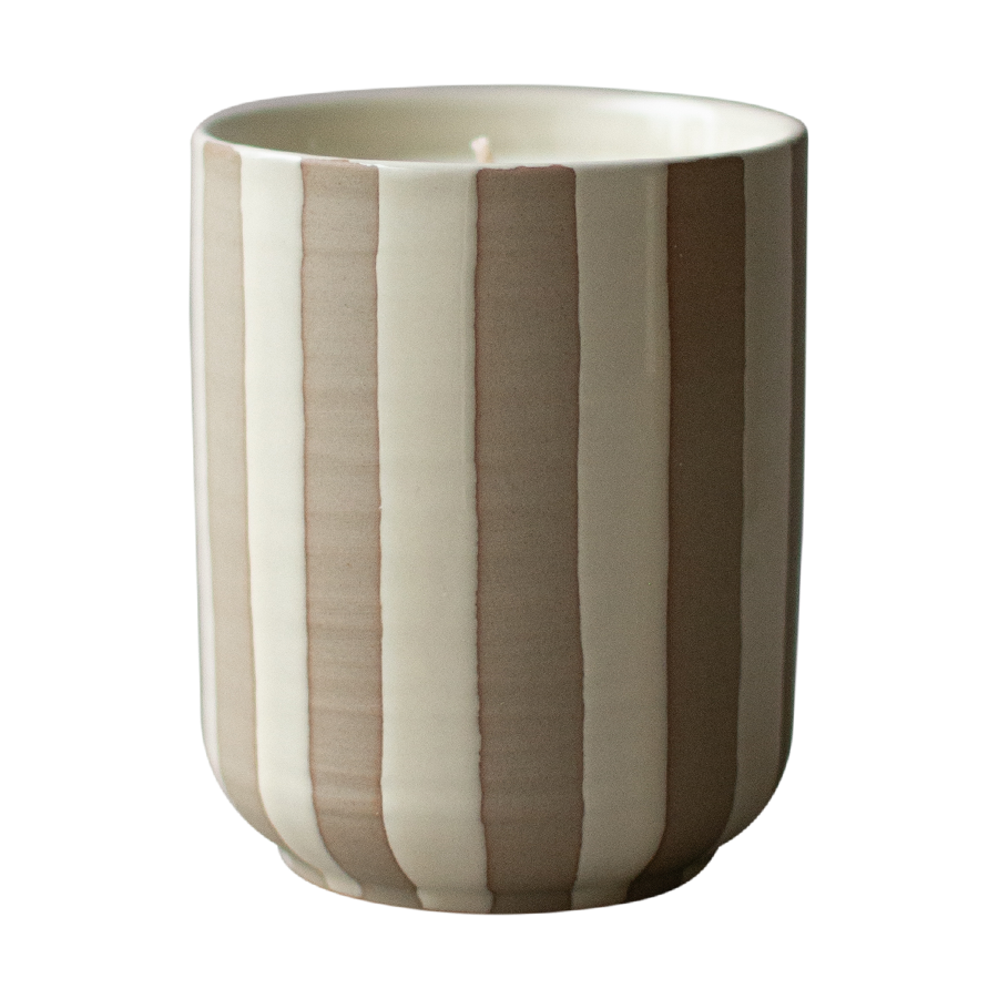 DBKD Burn scented candle 60 h Stripe cream