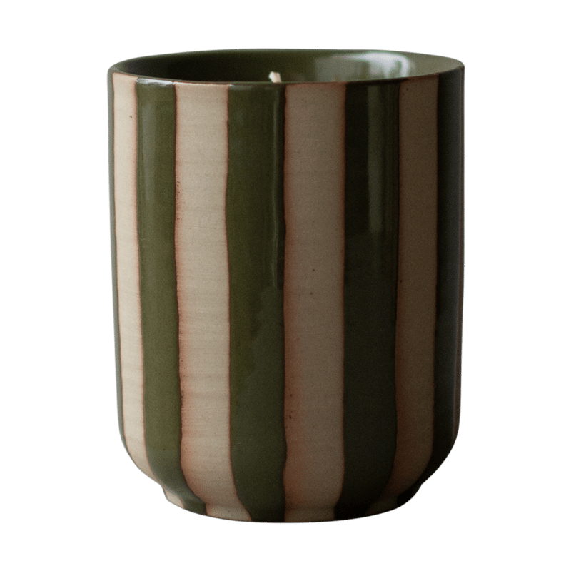 DBKD Burn scented candle 60 h Stripe green