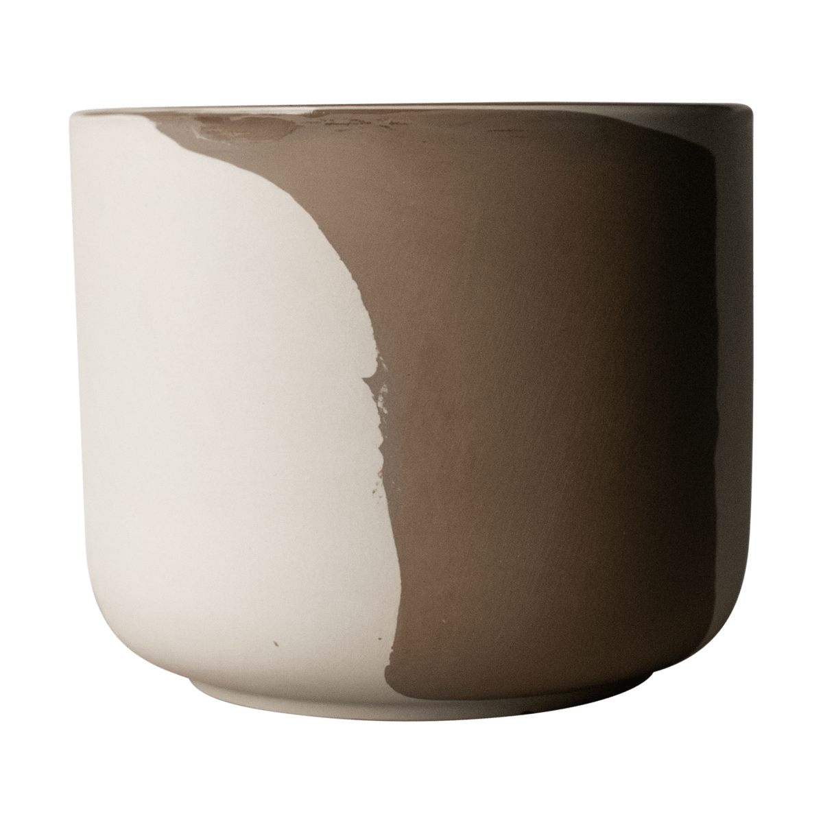 DBKD Calm pot o23 cm Beige-brown | Scandinavian Design | Flower pots | Brown