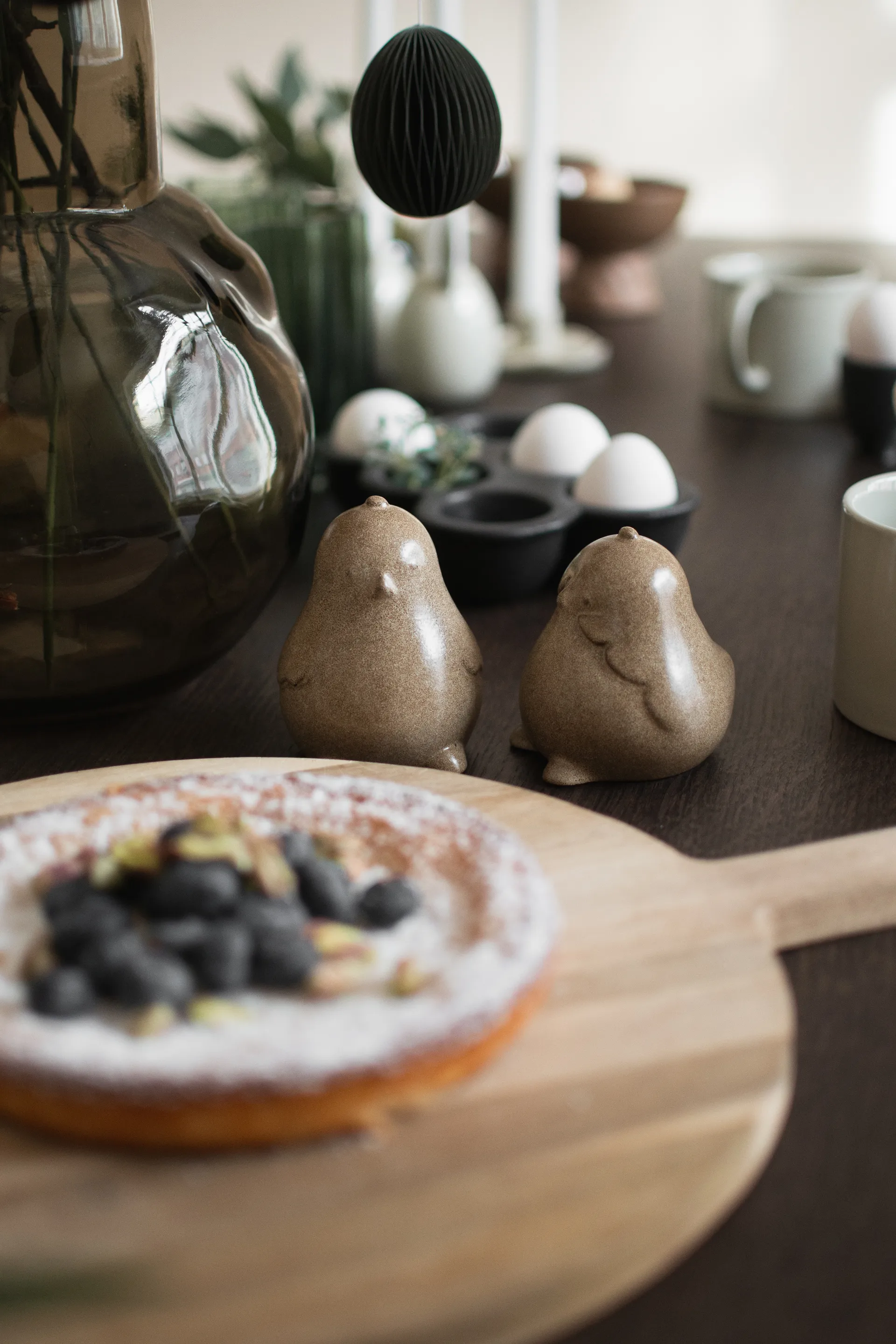 Chubby chicken Easter decoration 2-pack, Beige DBKD