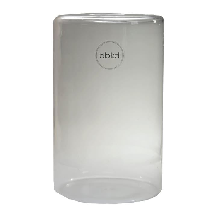 Clean glass vase smoke - large - DBKD