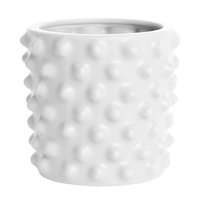 Cloudy flower pot matte white - mini - DBKD