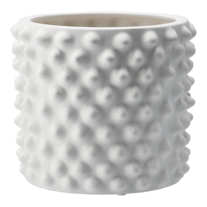 Cloudy flower pot matte white - small - DBKD