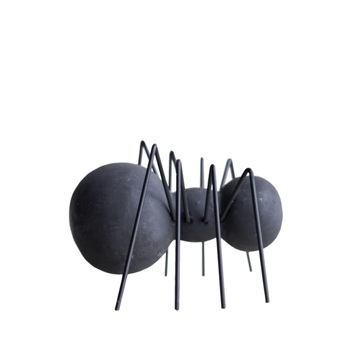 Concrete Bugs decoration, Black. spindel DBKD