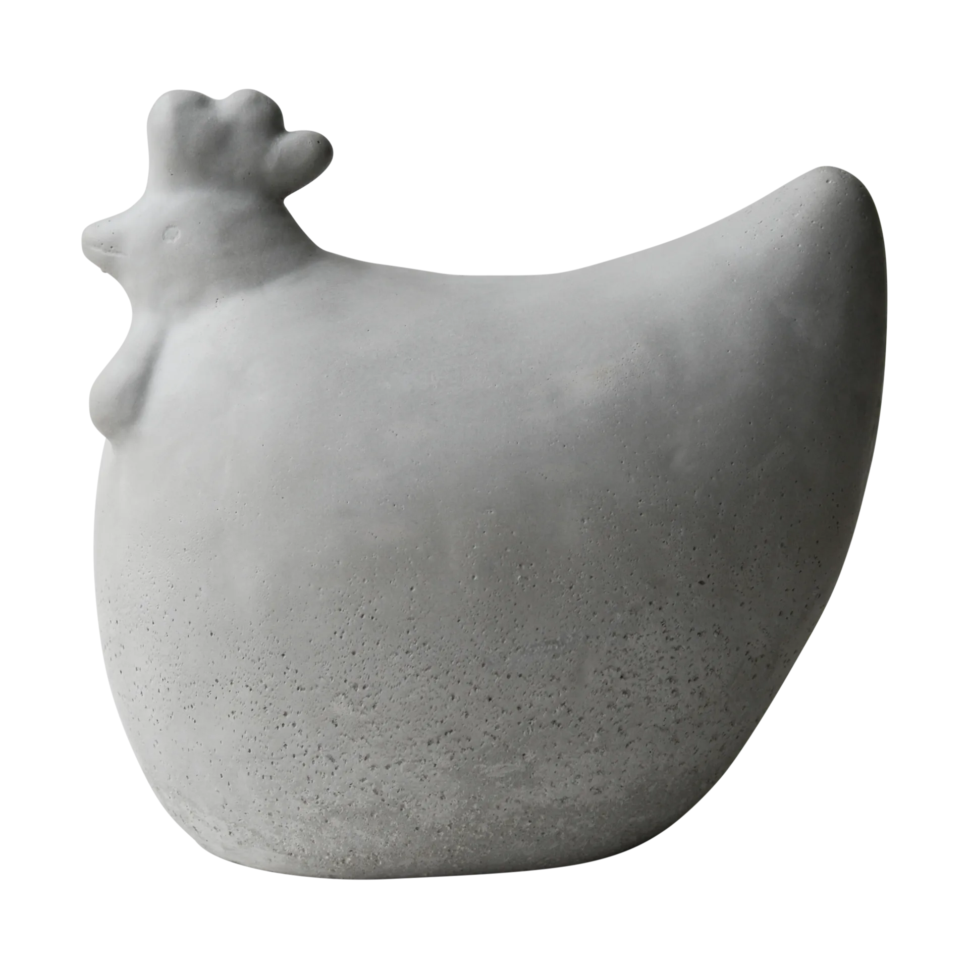 Concrete hen decoration, Large DBKD