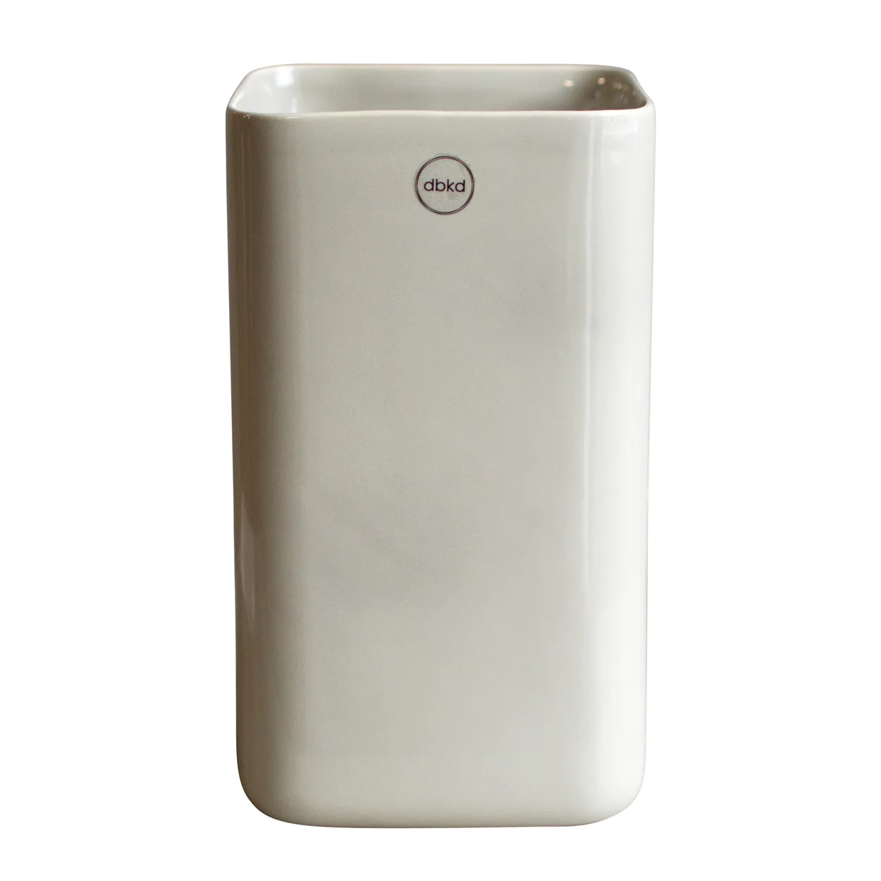 DBKD Cube flower pot large o13 cm Shiny mole | Scandinavian Design | Flower pots | Beige