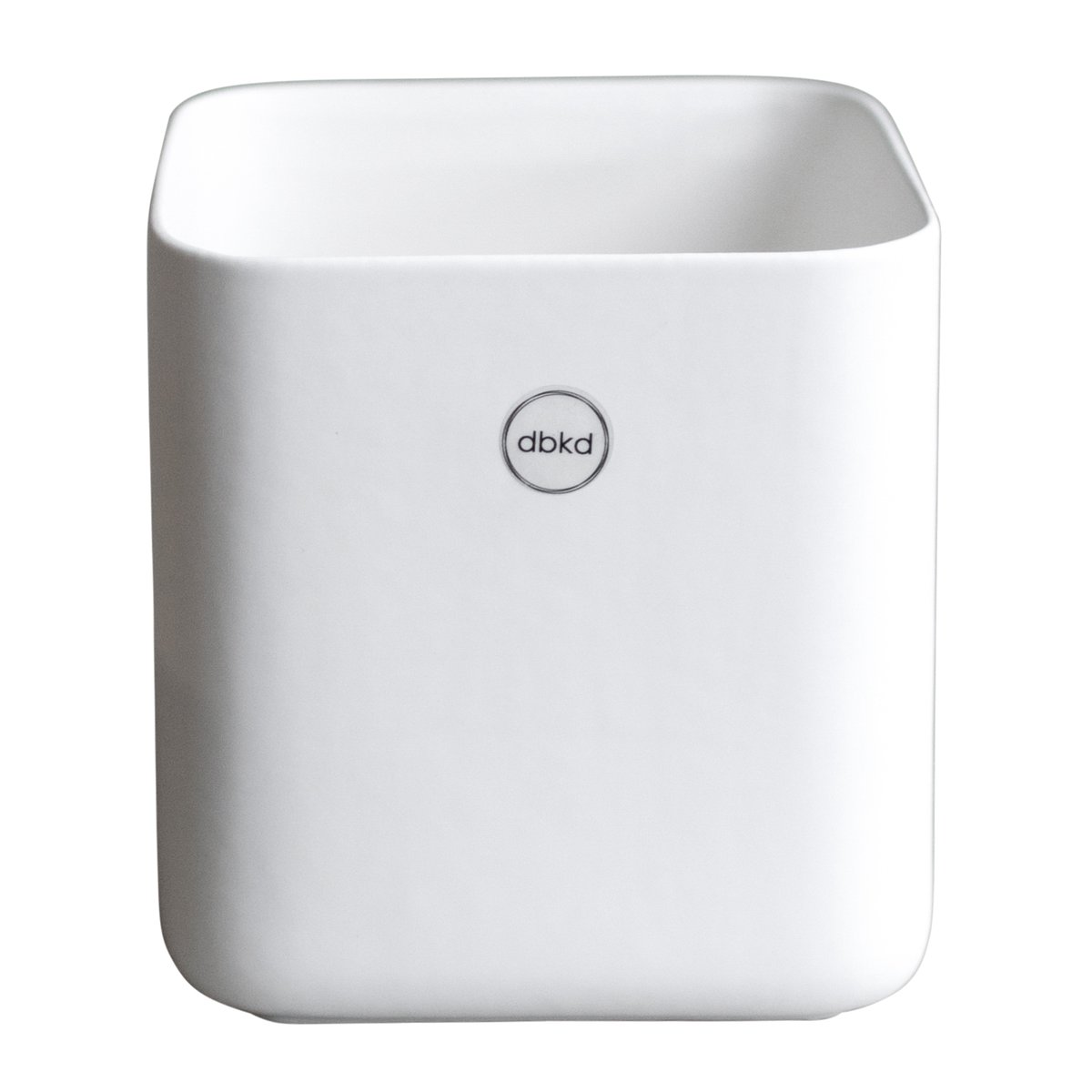 DBKD Cube flower pot small o13 cm Matte white | Scandinavian Design | Flower pots | White