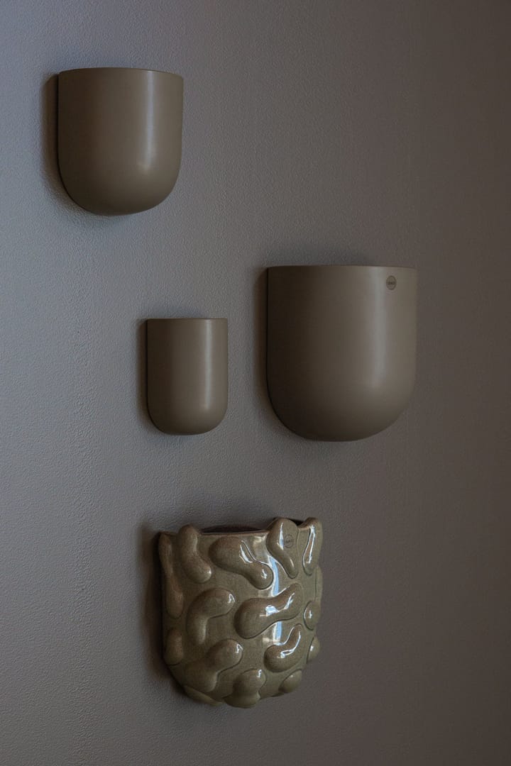Cut wall-hang flower pot dust - Medium 15 cm - DBKD