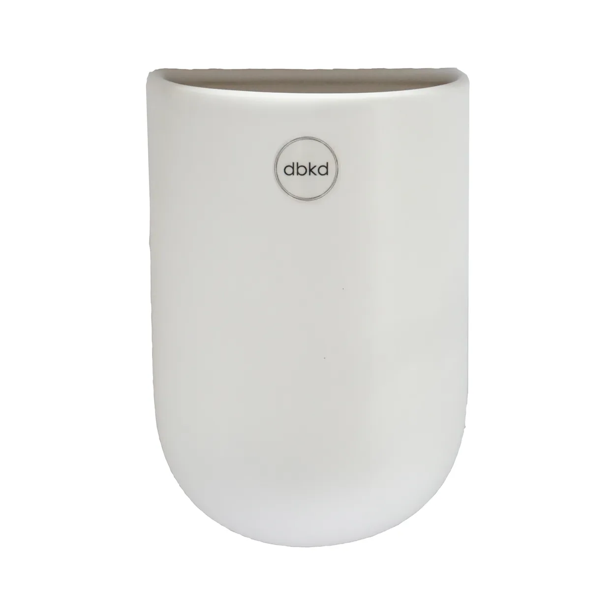DBKD Cut wall-hang flower pot white medium | Scandinavian Design | Flower pots | White