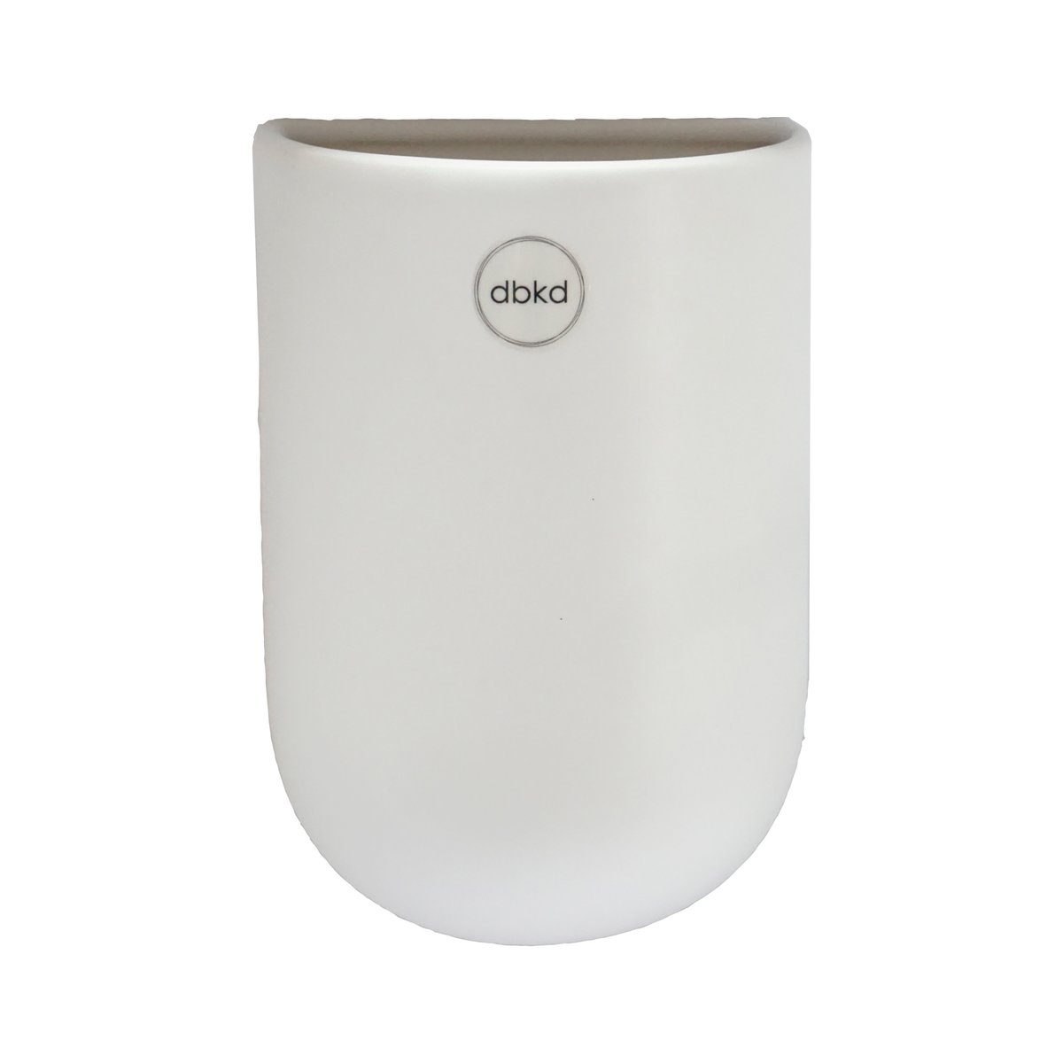 DBKD Cut wall-hang flower pot white medium | Scandinavian Design | Flower pots | White