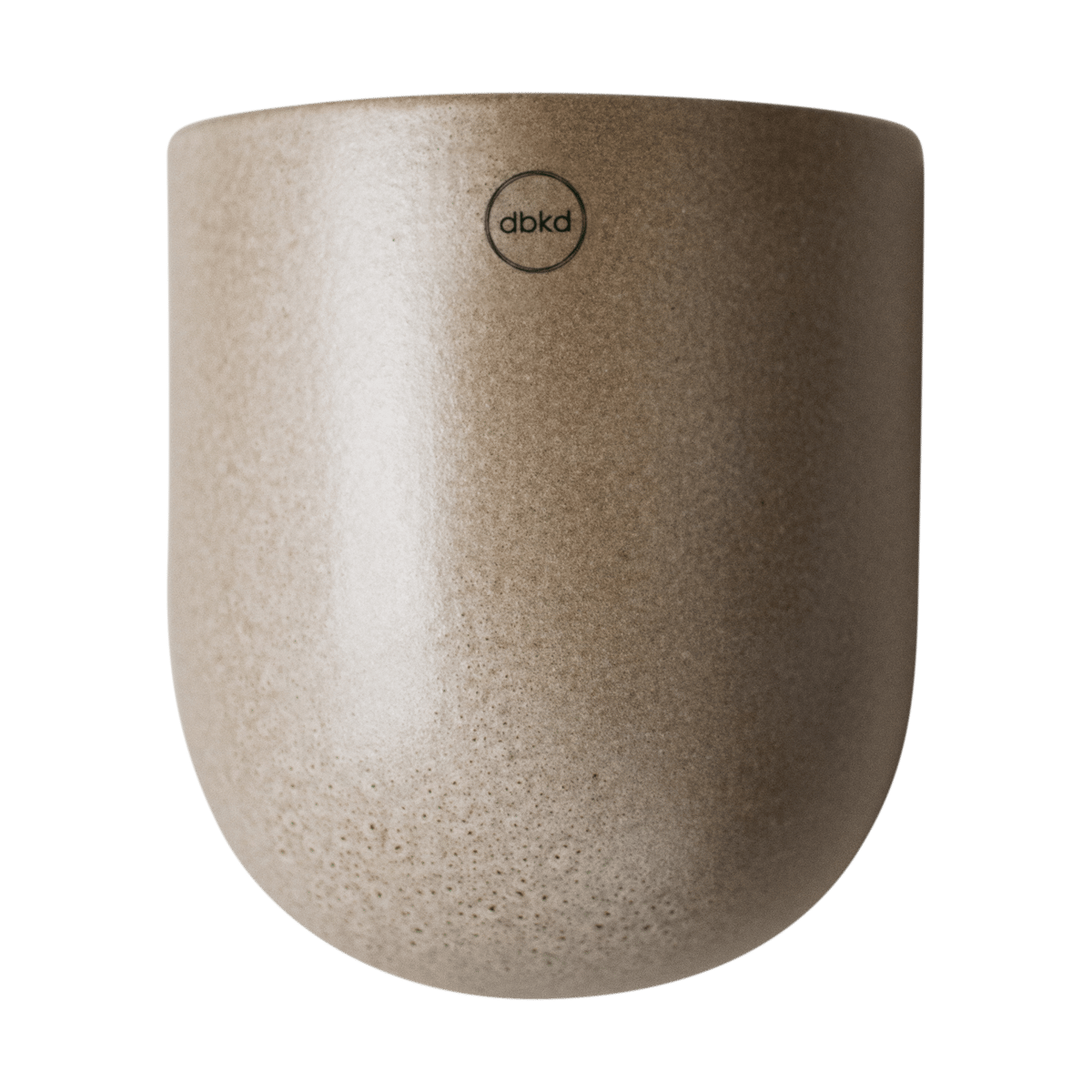 DBKD Cut wall-mounted flowerpot beige Large 17 cm | Scandinavian Design | Flower pots | Beige