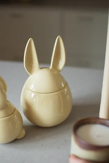 DBKD Eating rabbit bowl large - Shiny yellow - DBKD