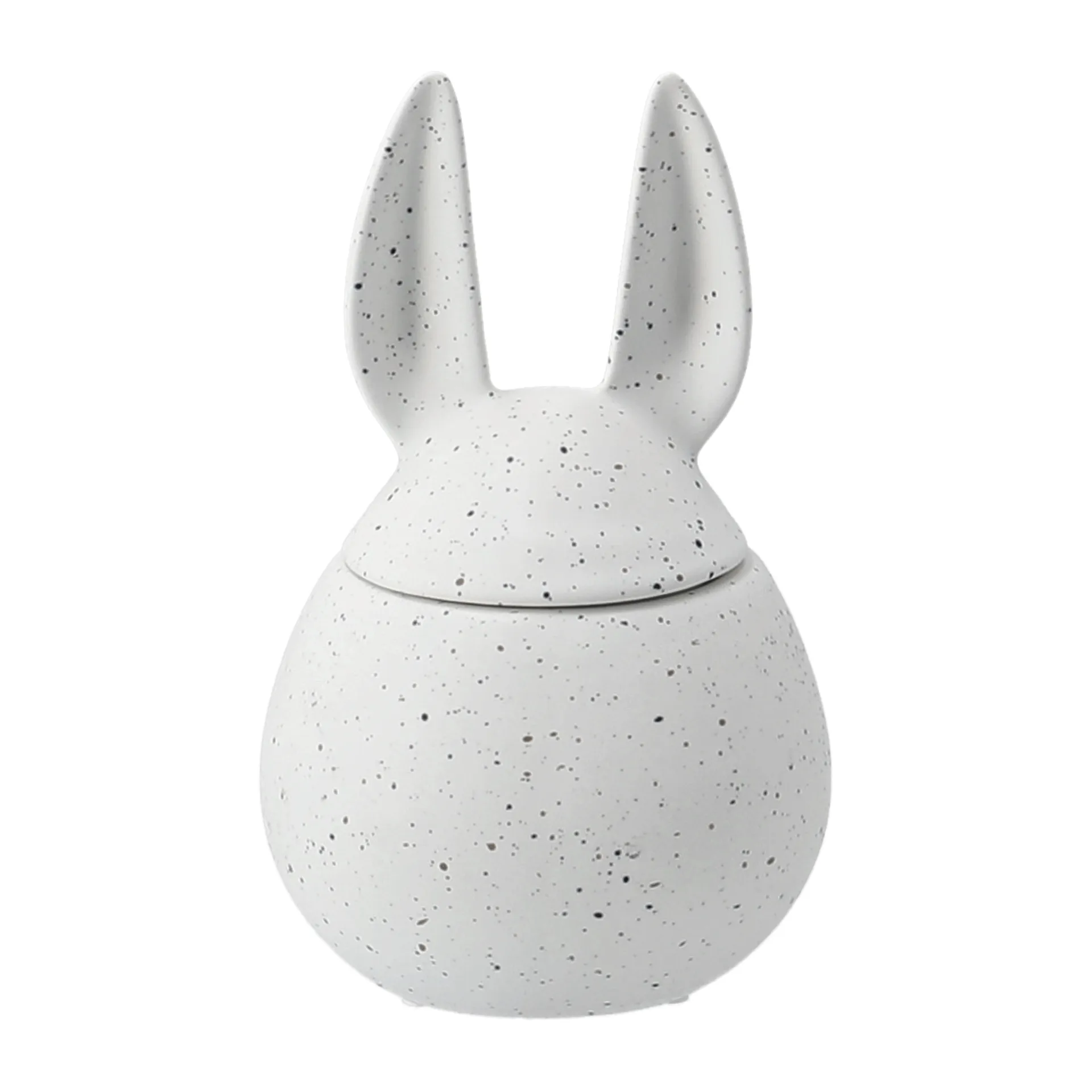 DBKD Eating rabbit bowl small, white dot DBKD
