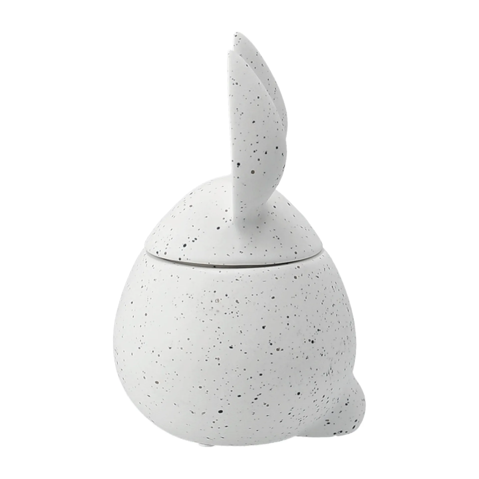DBKD Eating rabbit bowl small, white dot DBKD